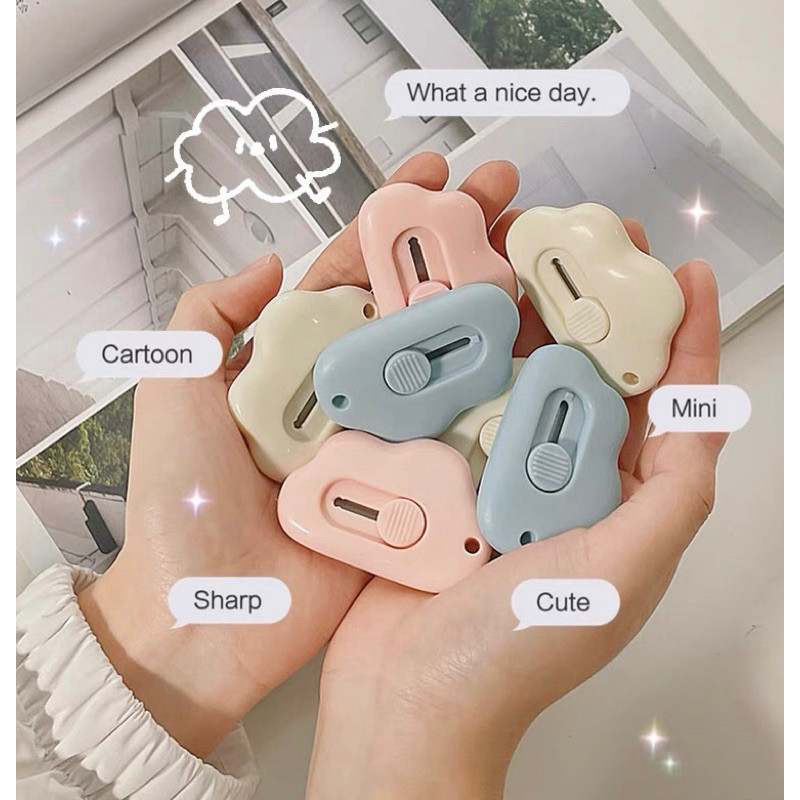 

Cutter Mini Lucu Bentuk Awan