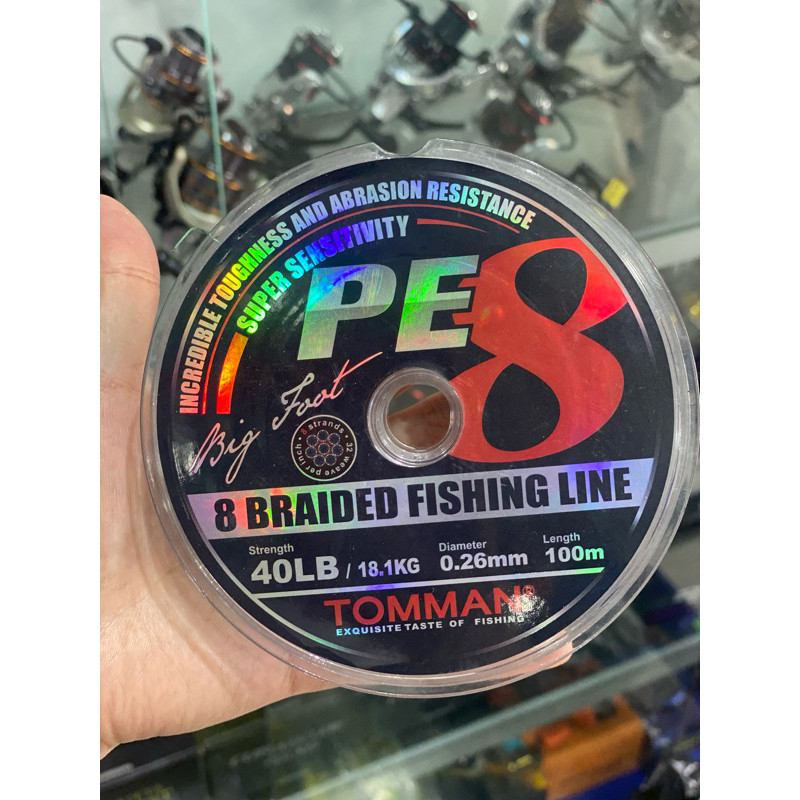 SENAR PE TOMMAN 40lb X8