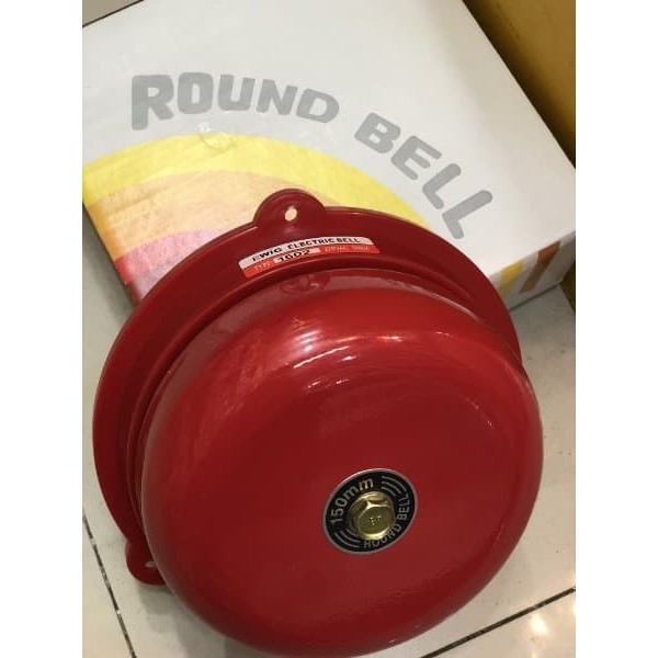Bell Kring - Bel Kring Sekolah - Alarm - Round Bell 150 Mm 6 Inci