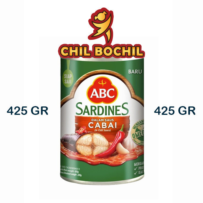 

ABC SARDINES KALENG PEDAS - 425 GRAM - BESAR