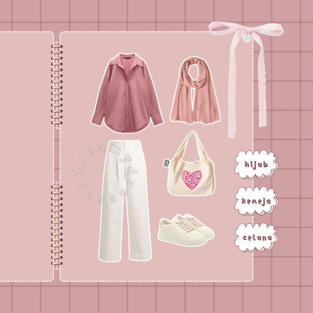 lilydresses PAKET MURAH SET 170 - (Hijab, Pashmina, Celana) OOTD wanita kekinian remaja OOTD cewek k
