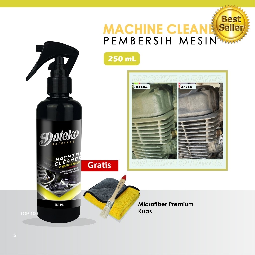 (100% AMPUH MEMBERSIHKAN) Dateko Machine Cleaner - Cairan Pembersih Mesin Motor - Pembersih Kerak Me