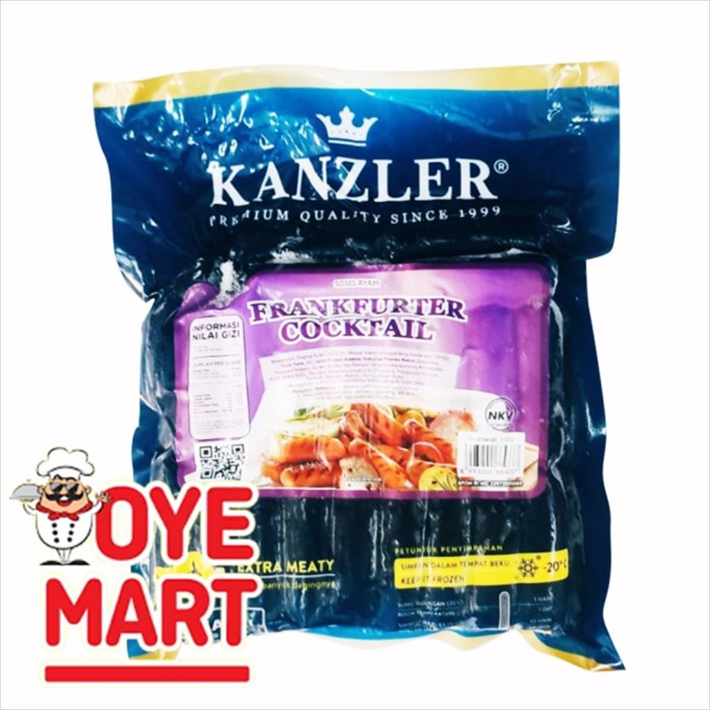 

KANZLER FRANKFURTER COCKTAIL 500GR SOSIS AYAM MINI KANZLER