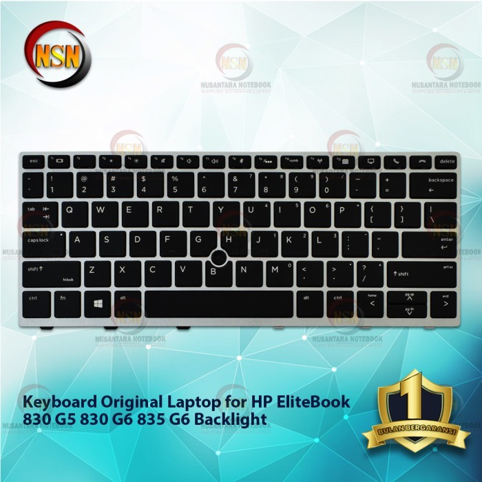 Keyboard Original Laptop HP EliteBook 830 G5 830 G6 835 Backlight