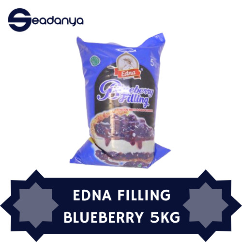 

Blueberry Filling Edna Isian Roti , Kue , Cake rasa Blueberri 5Kg - Halal MUI & BPOM