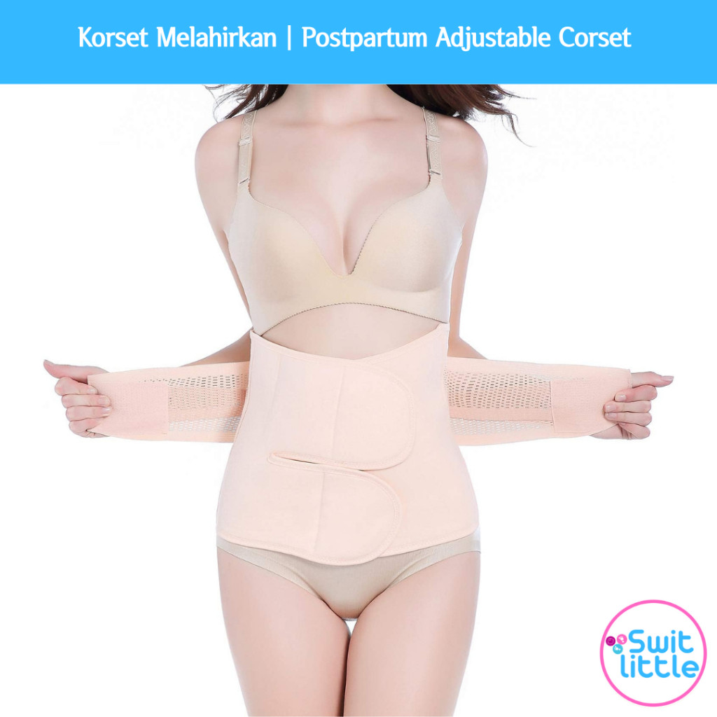 Korset Ibu Melahirkan | Korset Pascakehamilan | Postpartum Adjustable Corset Korset Ibu Melahirkan G