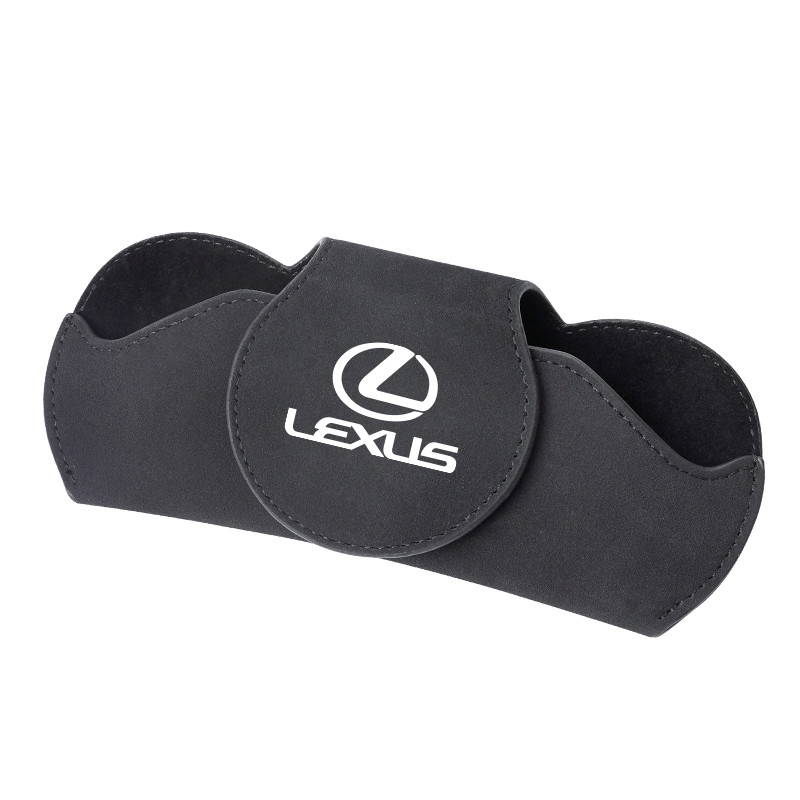 Car Suede Glasses Box Case Sun Visor Sunglasses Clip Holder For Lexus ES RX NX LS UX LM LX IS300 RX3