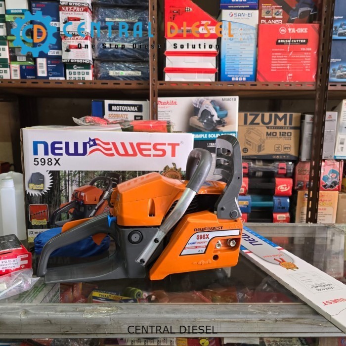 Gergaji kayu/ Chainsaw/ Sinso New West 598X 22 inch bar baja  (chainsaw)