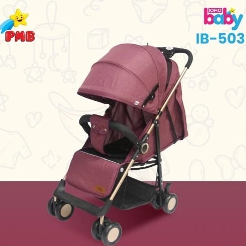 BABY STROLER IORA BABY IB503 KERETA DORONG BAYI IB503 STOLER BAYI IB503 - IB503 MERAH