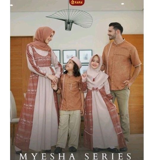 SARIMBIT KELUARGA KEKE MYESHA SERIES / SARIMBIT 2023 / BAJU KONDANGAN /FAMILY COUPLE
