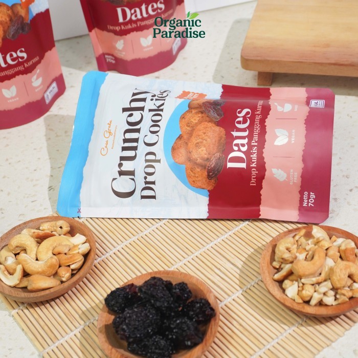 

Casa Dates Crunchy Drop Cookies - Gluten Free & Vegan 70gram