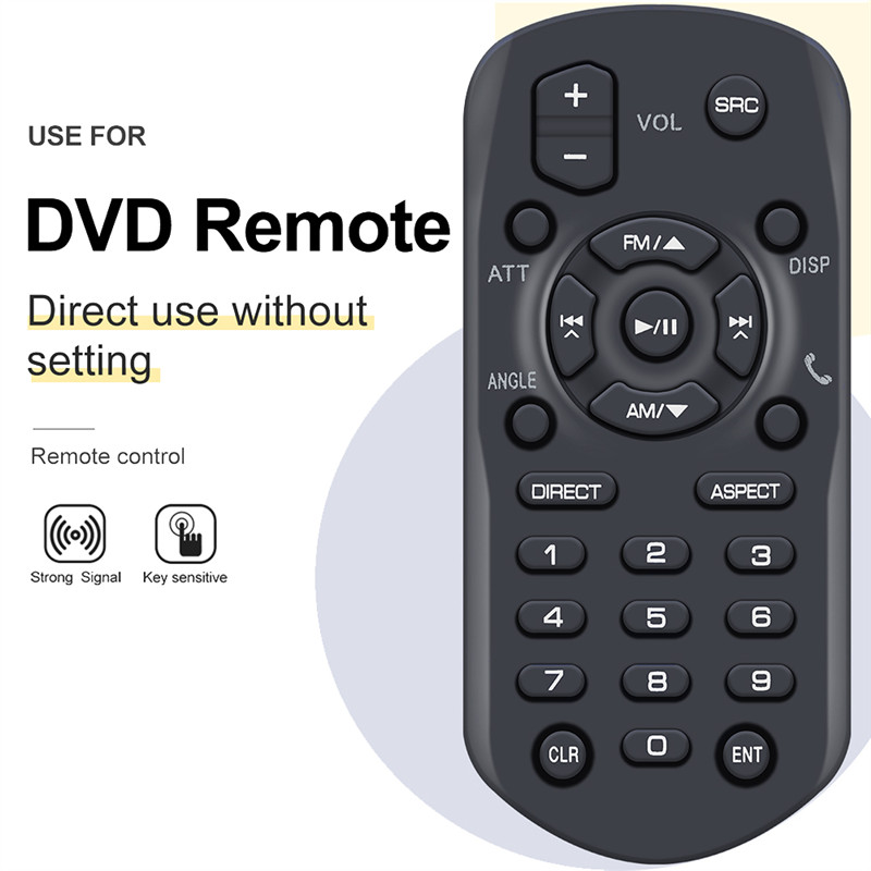 RM-RK258 Remote Control for JVC DVD/CD/USB Receiver KW-M450BT KW-V21BT KWV21BT KWV12 KW-M25T KW-V11 