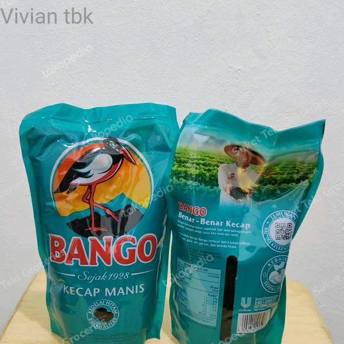 

vv Kecap Manis Bango Refill Pouch 550ml Satuan Ready