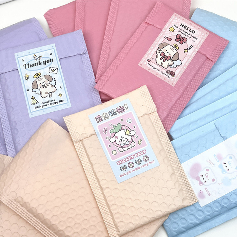 

10Pcs Bubble Lined Wrapping Mailer Bags Gift Storage Padded Envelopes Bulk Pouch Self Seal Shipping Packaging Express Packet