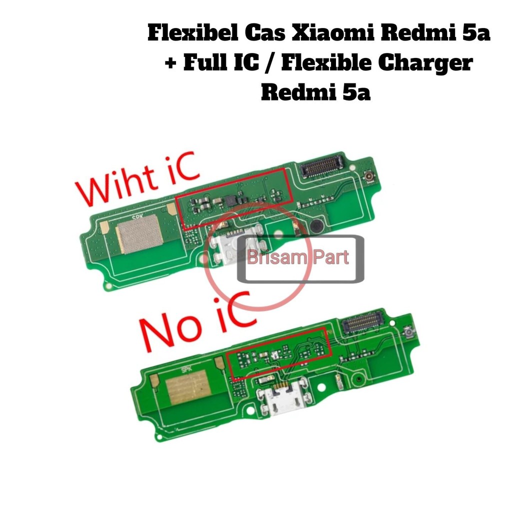 Flexibel Cas Xiaomi Redmi 5a + Full IC / Flexible Charger Redmi 5a / TC CAS Redmi 5a