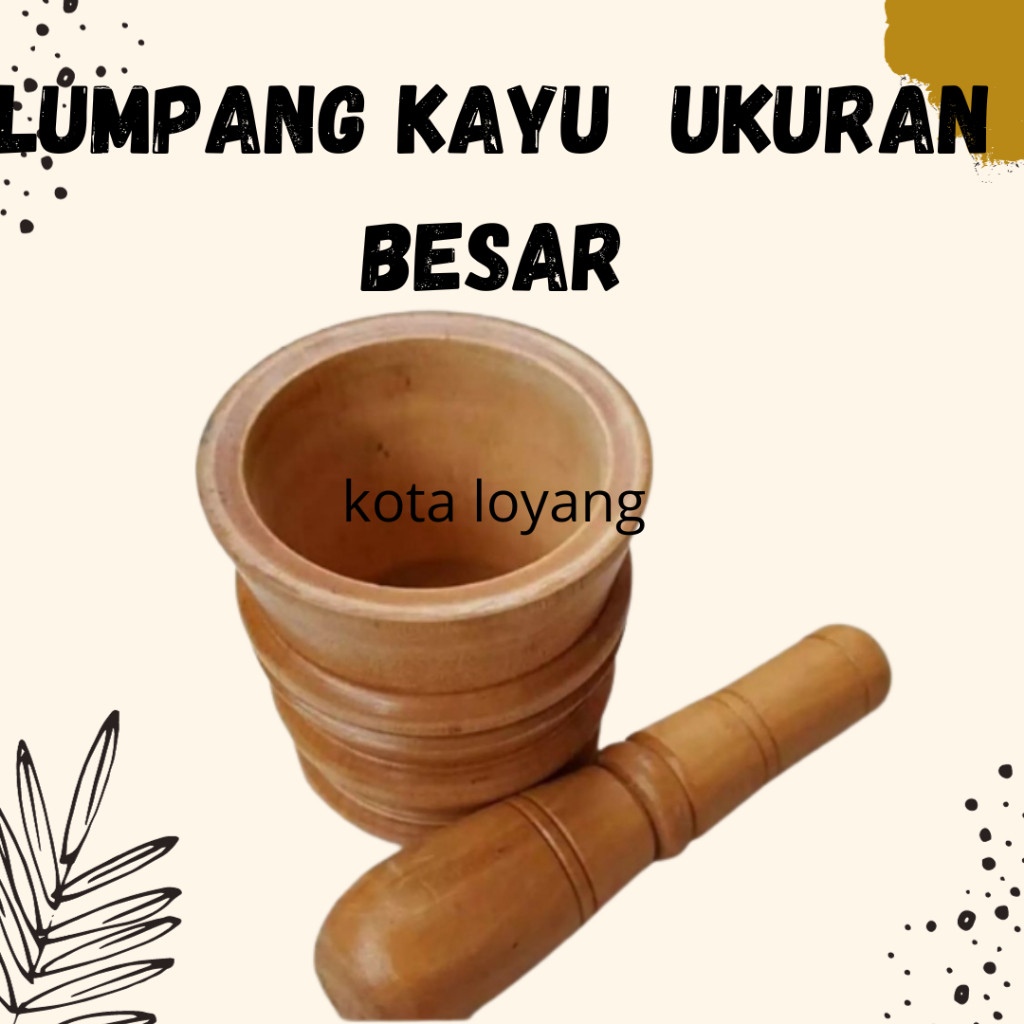 lumpang kayu  mahoni besar