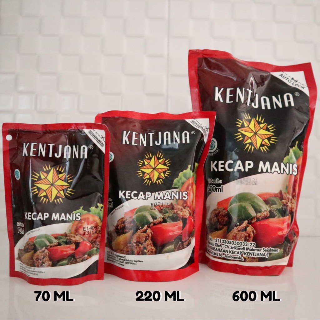 

Kecap Kentjana Refill 220 ML | Kecap Manis | TA