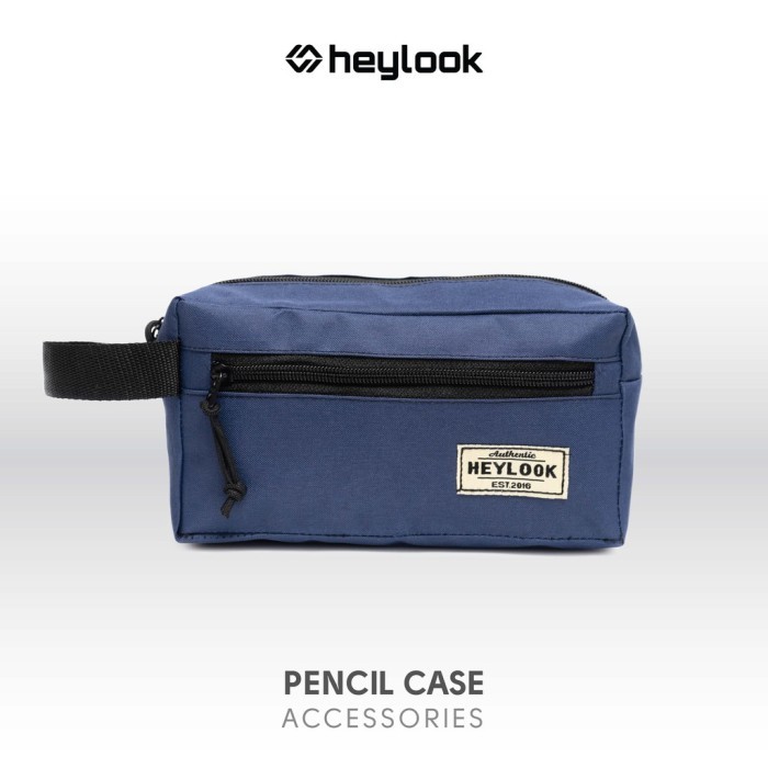 

[BEST]Promo Tempat Pensil Anak Dewasa Tepak Pensil Murah Pencil Case Tempat ATK - NAVY