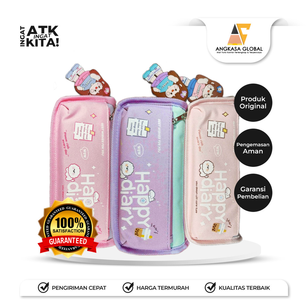 

KAYAGI TEMPAT PENSIL HAPPY DIARY KY-7612 (1PC)