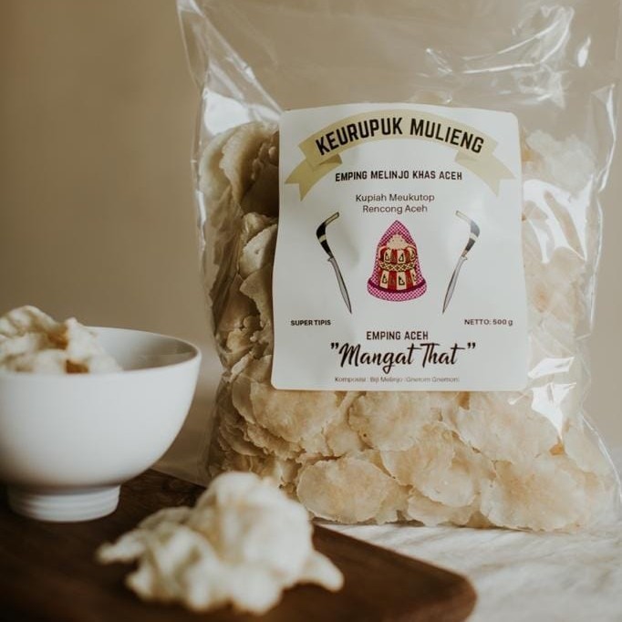 

BEST SELLER Emping Aceh Super Tipis Grade A "Mangat That