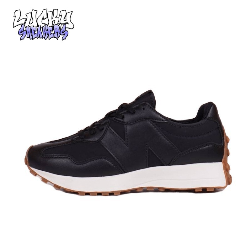 Sepatu New Balance 327 WS327LB Black Phantom