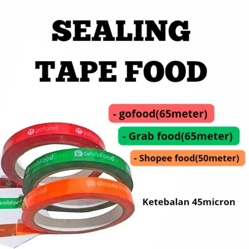 Lakban Isolasi Solatip Food Online 12mm - Sealing Tape Food