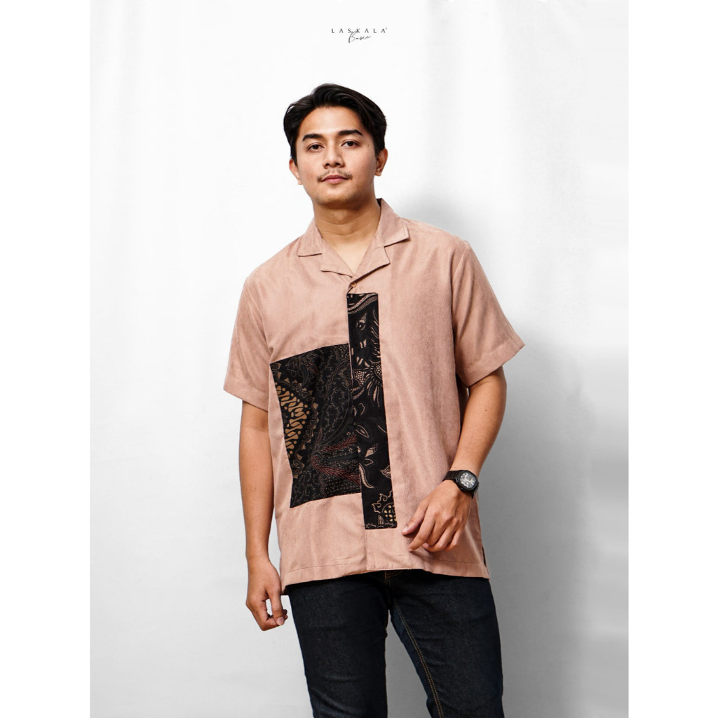 Laskala Basic - Otto | Kemeja Batik Pria Lengan Pendek