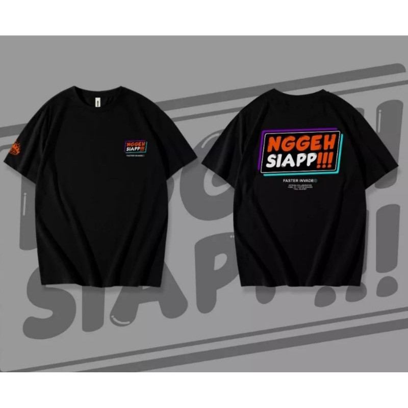 Kaos Nggeh Siap | Baju Distro Faster Nggeh Siap | Pakaian Pria Wanita