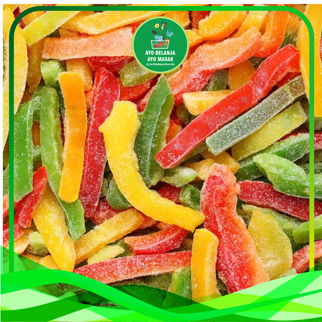 

Paprika Slice (Frozen) per 250gr