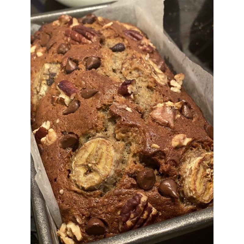 

Bolu pisang walnut