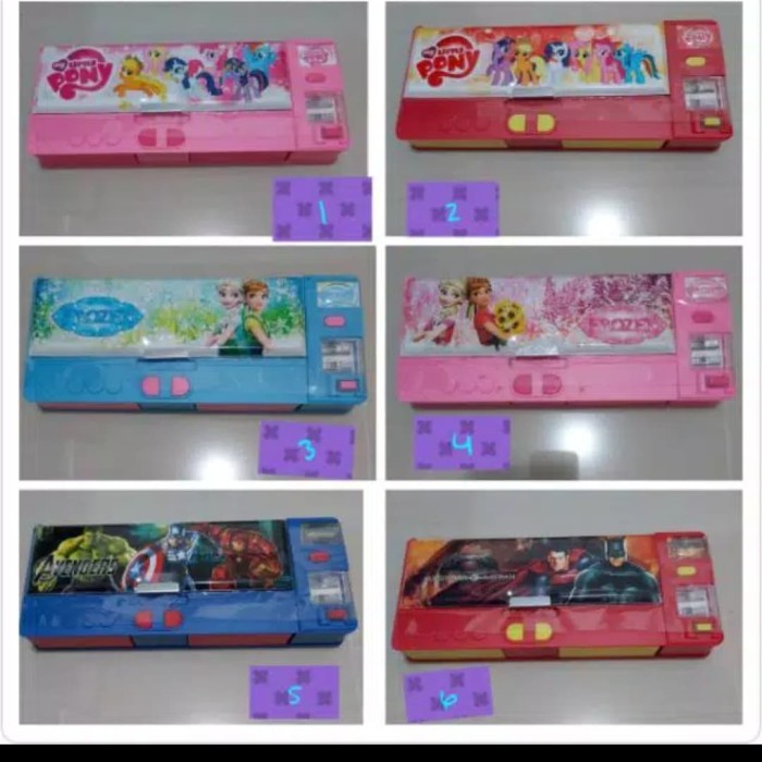 

New Collection tempat pensil tombol besar