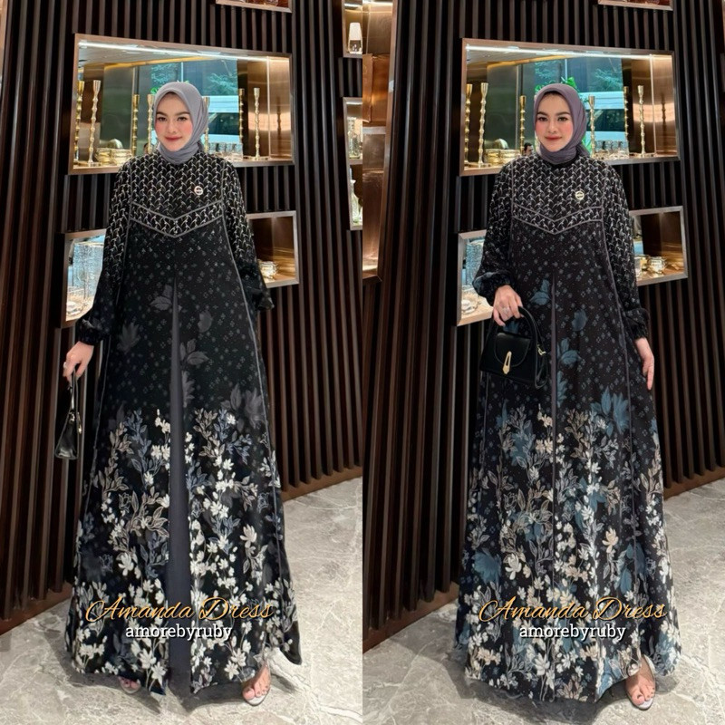 Amanda dress  Amore by ruby - Amore by ruby amanda dress - gamis amore by ruby