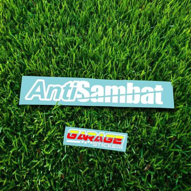 

Sticker anti sambat cutting sticker 13 cm dan 40 cm promo produk