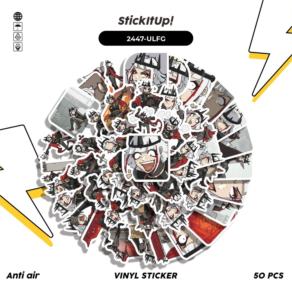 

COD✨ 50 Pcs Stiker FUNNY CHARACTER ULFGER THE LORD STICKER PACK 01 Lucu Anti Air Untuk Dekorasi Notebook Sepeda Skateboard Handphone DIY