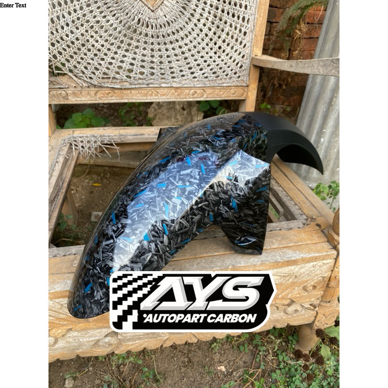 spakbor depan R15 R 15 carbon karbon forged biru forged blue