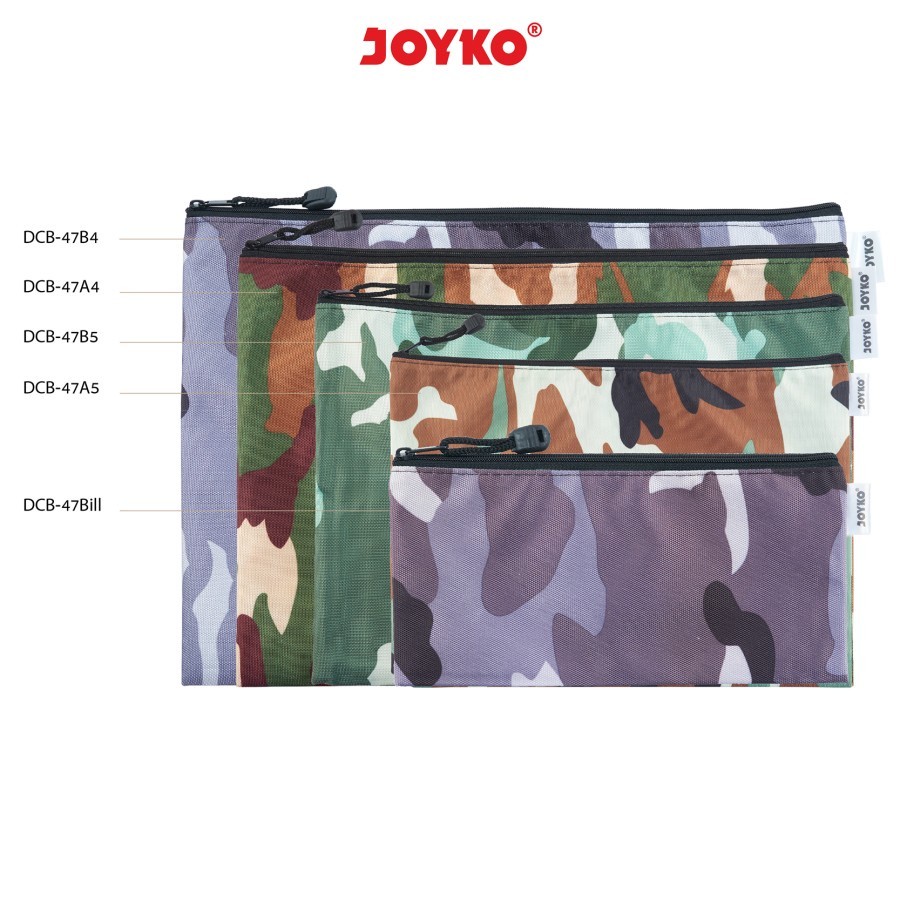 

Document Bag Tas Dokumen Joyko DCB-47 Bill A5 B5 A4 B4 Army