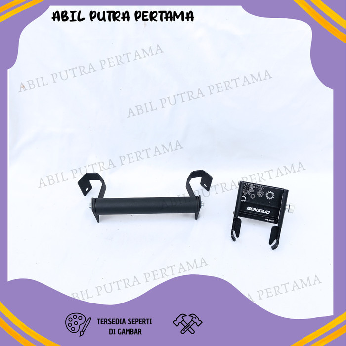 Paket Holder Gps Hp Cbr 250 Rr Phone Holder Bg Alumunium Stang Motor Braket Bracket Breket Holder Ha