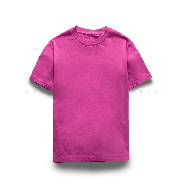 TERMURAH Kaos Pria Heavyweight Cotton Classic Fitt - Magenta, XS