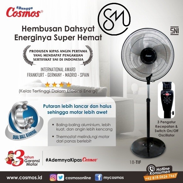 Kipas Angin Cosmos 18-TIF
