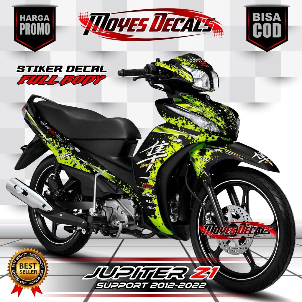 Decal Fullbody Jupiter Z1 Full Body - Stiker Jupiter Z1 Full Body Desain Hayabusa