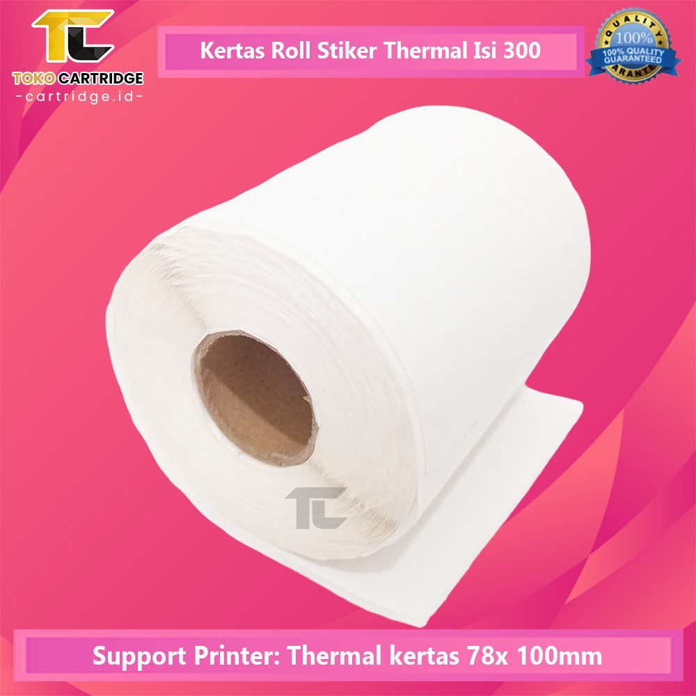 

Kertas Thermal Roll Sticker Roll Label Resi 150mm x 100mm 78mmx100 Kertas Lipat Stiker Thermal Barcode Anti Luntur 100x150mm