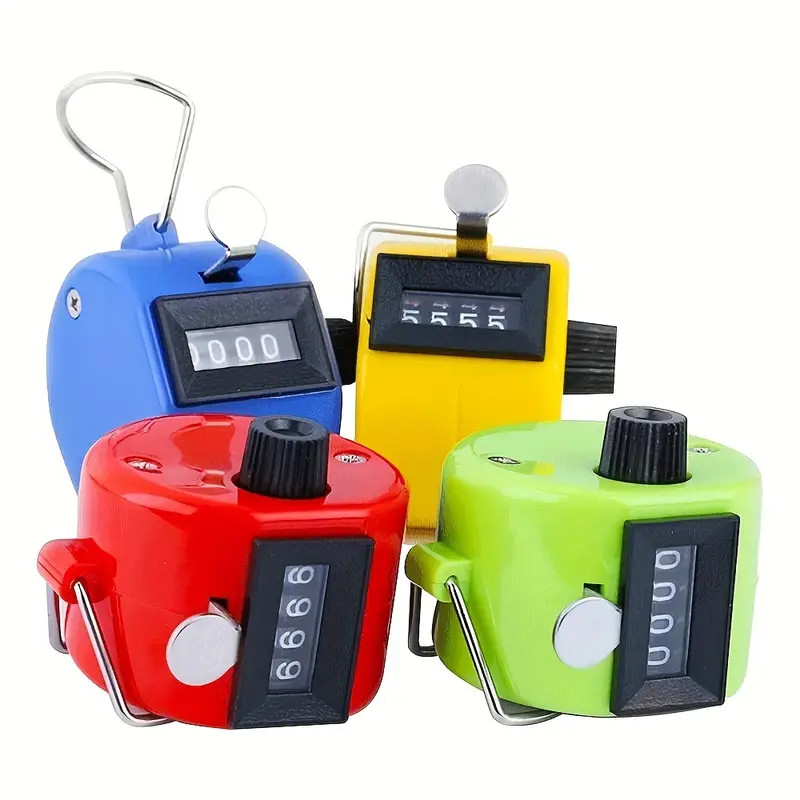 

Mechanical Counter Four Digit Manual Recording Traffic Warehouse Points Cargo Readings Digital Counting