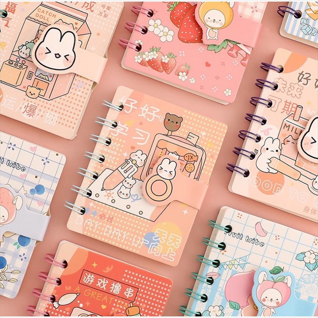 

STESSI Pocket Diary Buku Catatan Notebook Kecil A7-70 Spiral