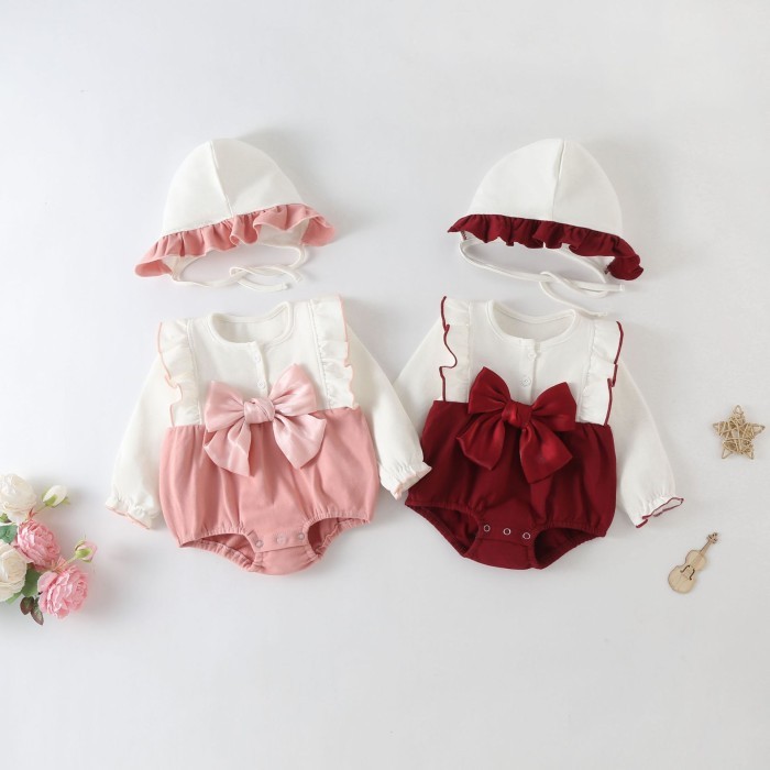 Jumper Dress Bayi Perempuan / Jumpsuit Anak Korea / Baju Bayi Newborn - JP LilacStoberi, UK 80