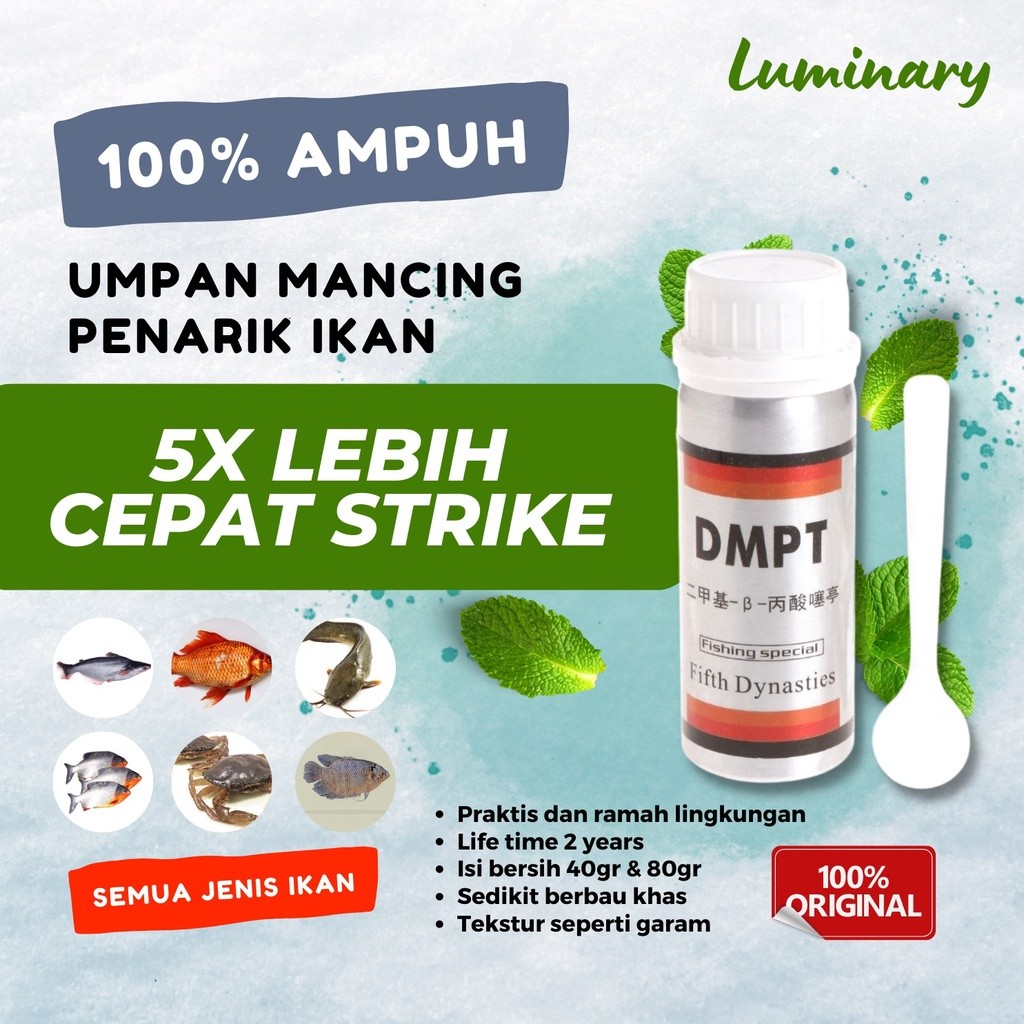 Original DMPT umpan pancing bubuk essen essence stimulant mancing untuk penarik segala jenis ikan