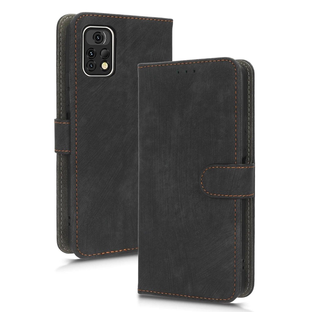 New Phone casing UMIDIGI A3 Pro 5G Wallet cover High-grade fleece canvas Magnetic Suction Car Slot F