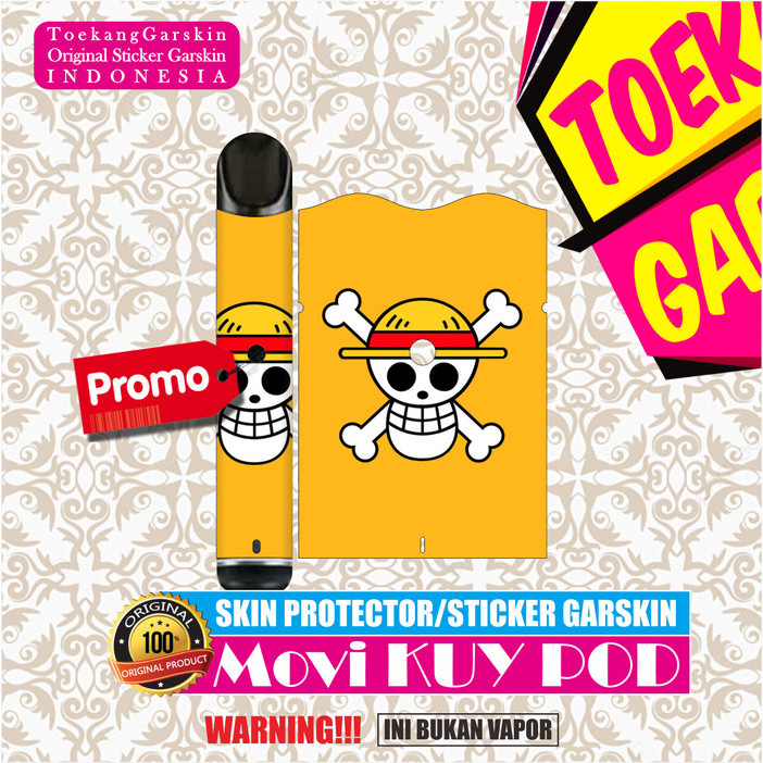 GARSKIN ORIGINAL STICKER MOVI KUY MOTIF PREMIUM ONE PIECE ORIGINAl