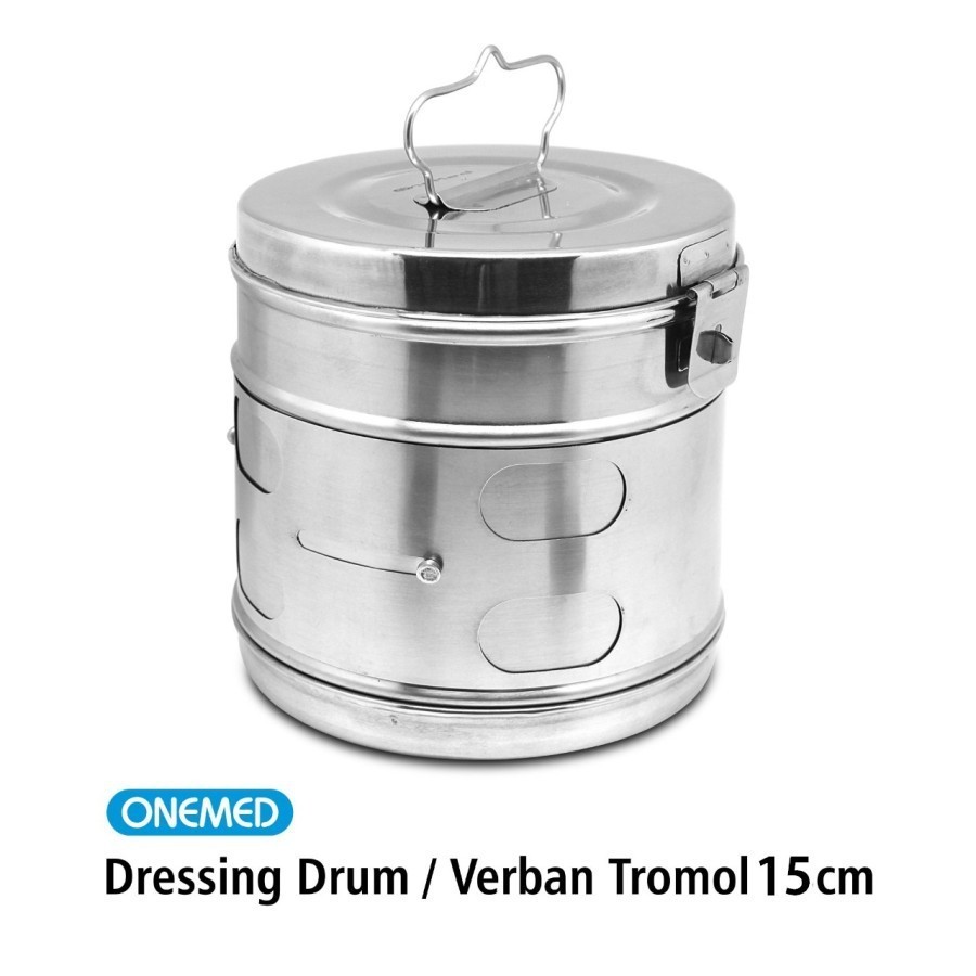 Verban Tromol Onemed Stainless Steel 15cm
