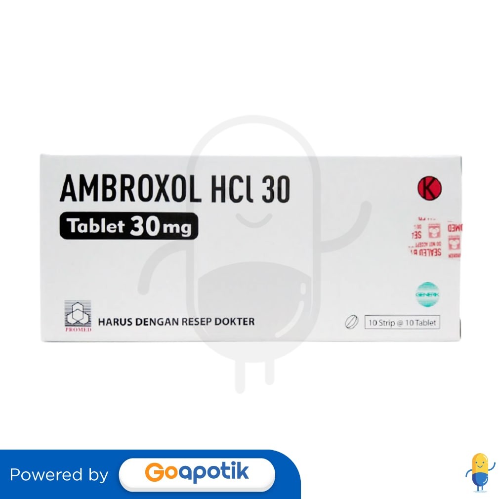 Ambroxol Promed 30 Mg Box 100 Tablet
