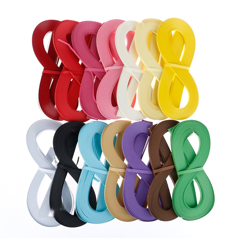

120pcs/pack Rainbow Paper Quilling Strips Set 5mm 53cm Flower Gift Paper For Craft DIY Quilling Tools Handmade Paper Decoration